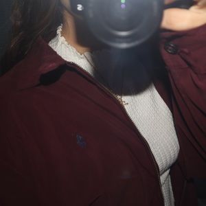 Polo Ralph Lauren Vintage Burgundy Bomber Jacket